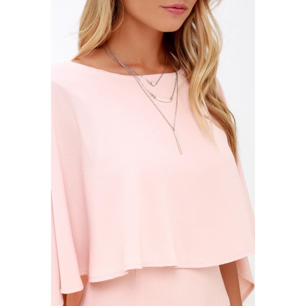 Lulu’s SEXY Backless Cape Wing Bodycon Mini Dress - Picture 5 of 15